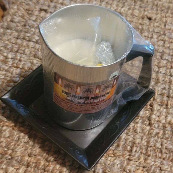 Aromatherapy Votive CANDLE MAKING KIT 100% Natural Palm Wax Exotic Color & Scent - Picture 1 of 8